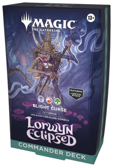  MTG Lorwyn Eclipised Blight Curse Commander Deck