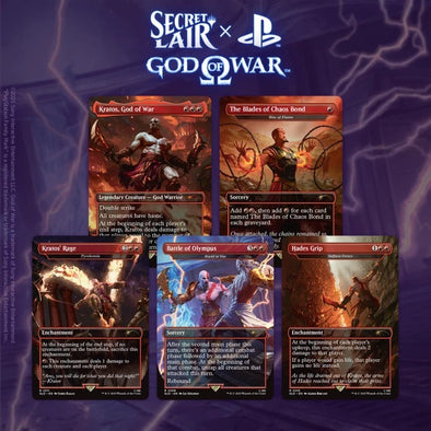  MTG Secret Lair God of War: Vengeance