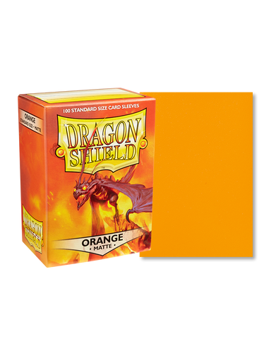  Dragon Shield Sleeves Matte Orange 100CT