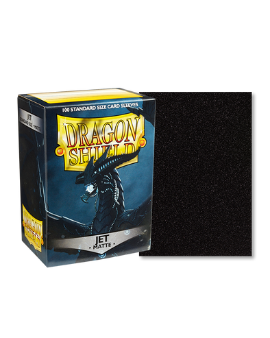  Dragon Shield Sleeves Matte Jet 100CT
