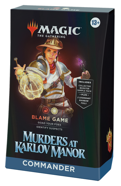  MTG Karlov Manor Blame Game Commander Deck