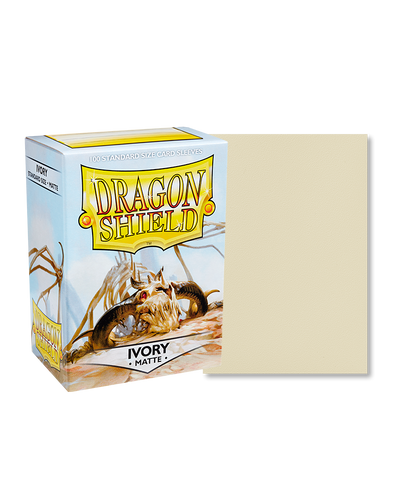  Dragon Shield Sleeves Matte Ivory 100ct