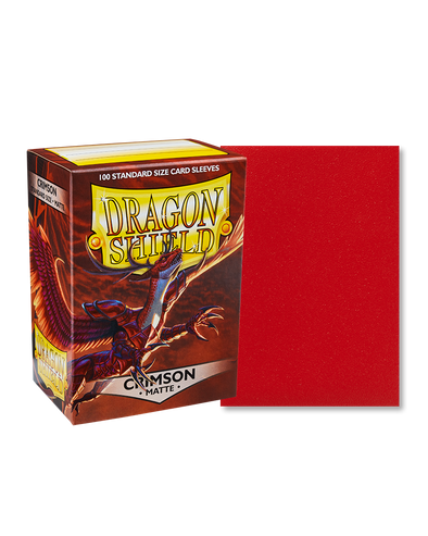  Dragon Shield Sleeves Matte Crimson 100ct