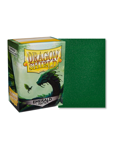  Dragon Shield Sleeves Matte Emerald 100ct