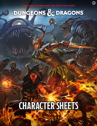  D&D Character Sheets