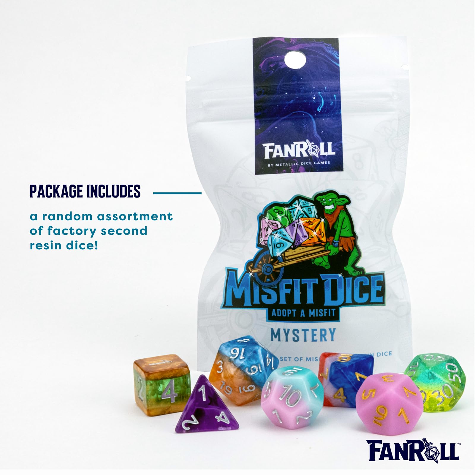  Fanroll Mystery Polyhedral Set