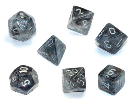  Chessex Polyhedral Set Borealis Light Smoke/Silver
